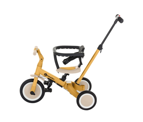 Petite&Mars Turbo Wielofunkcyjny Rowerek Trójkołowy 5w1 Intense Ochre