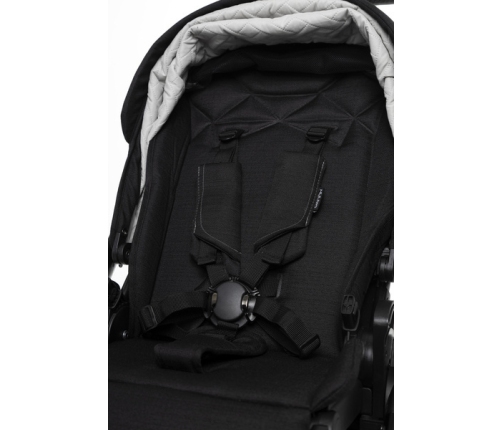 Muuvo Quick SE 2 Chromium Black Детская коляска 2в1