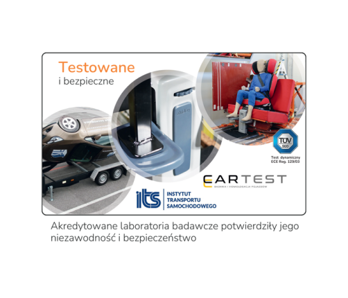 Okiday Stópołapki Podnóżek do Dziecięcych Fotelików Samochodowych Beżowy