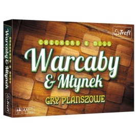 Trefl Gra Warcaby Młynek De Luxe 01681
