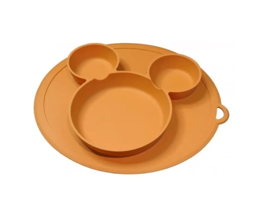 MYROYS Talerzyk z Przyssawką Brązowy