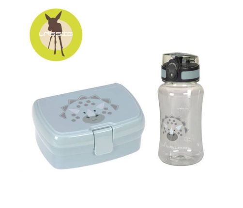 Lassig Zestaw Na Lunch Lunchbox + Butelka Tritanowa Bidon 460ml About Friends Dinozaur