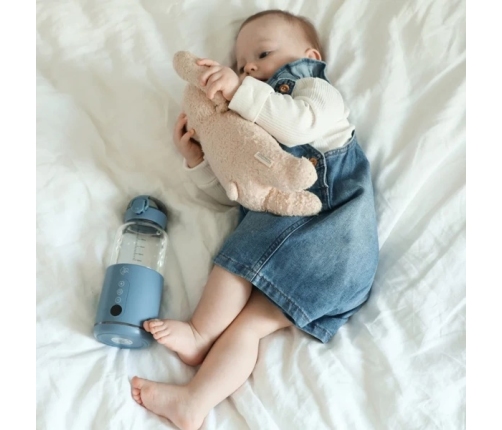 MyBabyBottle Przenośny Podgrzewacz do Butelek, Wody i Mleka dla Dzieci - Niebieski