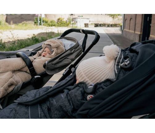 Lodger Polarowy Wielofunkcyjny Otulacz z Polaru Beżowy Teddy Beige