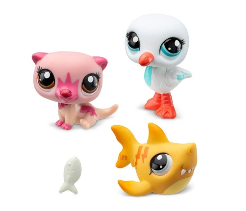 Tm Toys Littlest Pet Shop 3-pak Zwierzątek Island Vibes Wyspiarskie Klimaty LPS00550