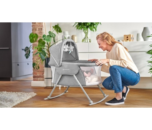 Kinderkraft Lovi Łóżeczko/Kołyska Beige