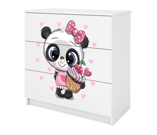 Chest of drawers babydreams white panda