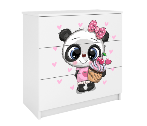 Chest of drawers babydreams white panda