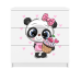 Chest of drawers babydreams white panda