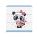 Chest of drawers babydreams blue panda