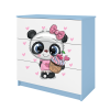 Chest of drawers babydreams blue panda Chest of drawers babydreams blue panda