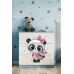 Chest of drawers babydreams blue panda