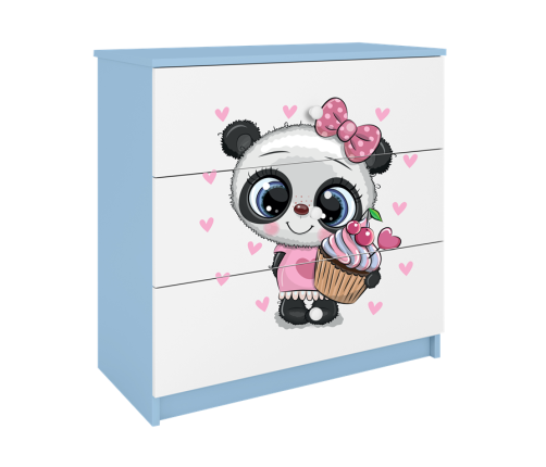 Chest of drawers babydreams blue panda