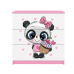 Chest of drawers babydreams pink panda