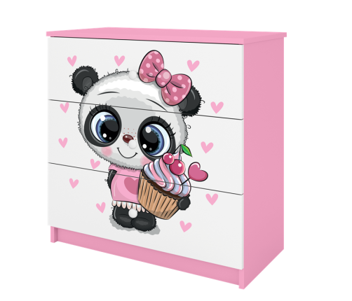 Chest of drawers babydreams pink panda