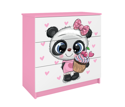 Chest of drawers babydreams pink panda