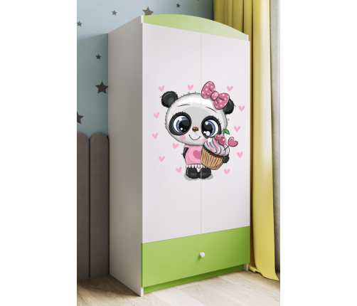 Wardrobe babydreams green panda
