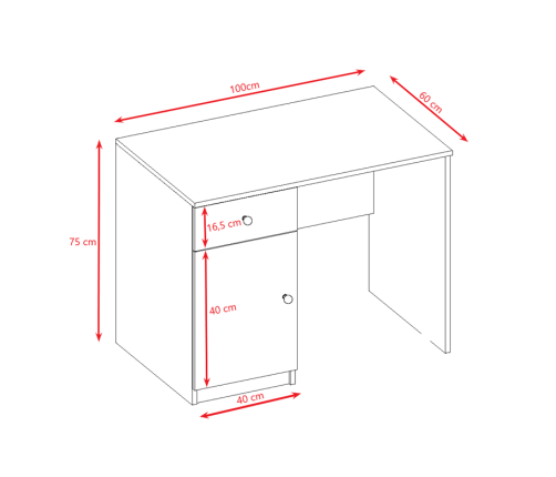 Biurko babydreams białe
