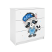 Chest of drawers babydreams white raccoon