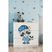Chest of drawers babydreams white raccoon