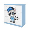 Chest of drawers babydreams blue raccoon Chest of drawers babydreams blue raccoon