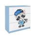 Chest of drawers babydreams blue raccoon