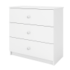 Komoda Babydreams biała bez wzoru Komoda Babydreams biała bez wzoru