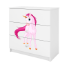 Chest of drawers babydreams white horse Chest of drawers babydreams white horse