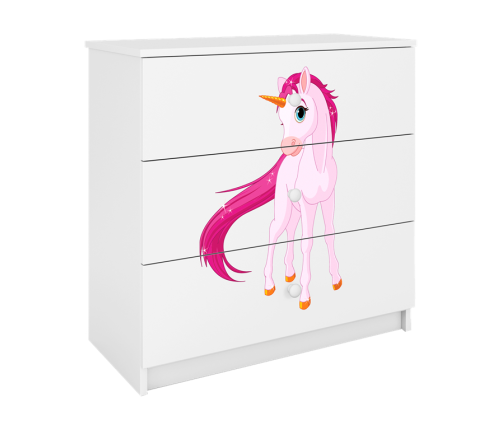 Chest of drawers babydreams white horse