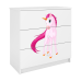 Chest of drawers babydreams white horse