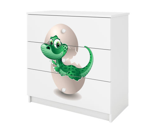 Komoda babydreams biała mały dino