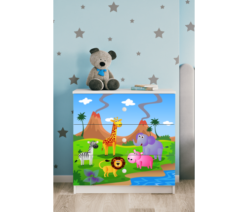 Komoda babydreams biała safari