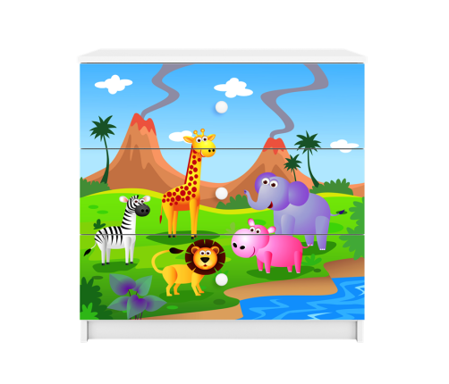 Komoda babydreams biała safari