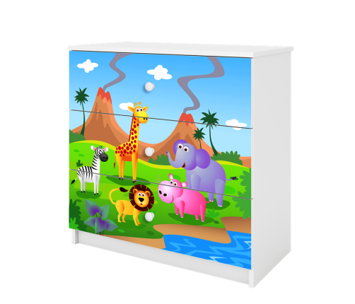 Komoda babydreams biała safari