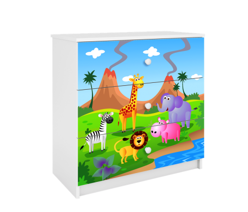 Komoda babydreams biała safari
