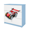 Komoda babydreams niebieska auto wyścigowe Komoda babydreams niebieska auto wyścigowe