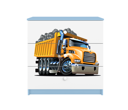 Komoda babydreams niebieska ciężarówka