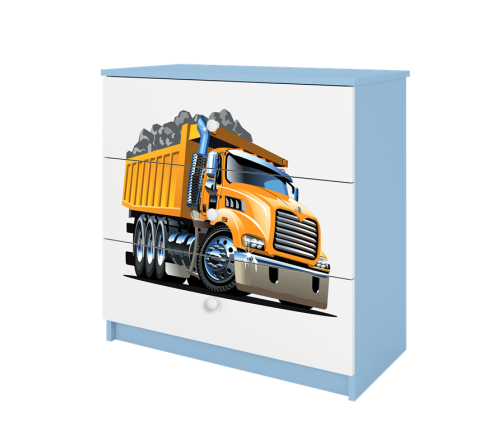 Komoda babydreams niebieska ciężarówka