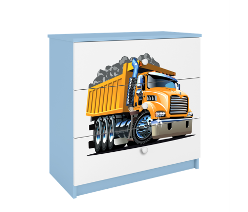 Komoda babydreams niebieska ciężarówka