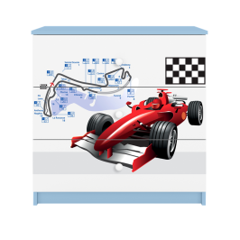 Komoda babydreams niebieska formuła