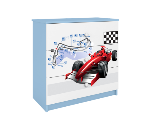 Komoda babydreams niebieska formuła