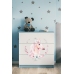 Chest of drawers babydreams blue horse