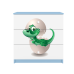 Komoda babydreams niebieska mały dino