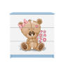 Komoda babydreams niebieska miś kwiatki Komoda babydreams niebieska miś kwiatki
