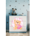 Komoda babydreams niebieska miś motylki