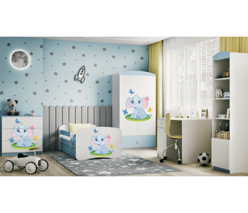 Komoda babydreams niebieska słonik