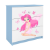 Komoda babydreams niebieska wróżka z motylkami