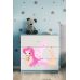 Komoda babydreams niebieska wróżka ze skrzydełkami