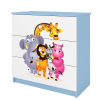 Komoda babydreams niebieska zoo Komoda babydreams niebieska zoo
