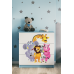 Komoda babydreams niebieska zoo